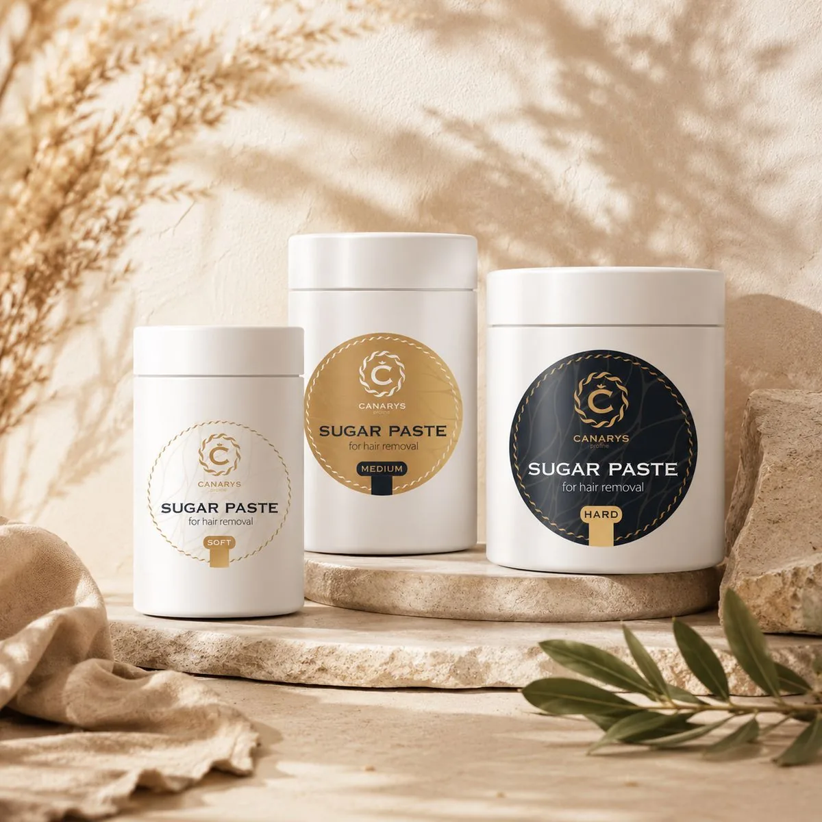Canarys — beauty product packaging